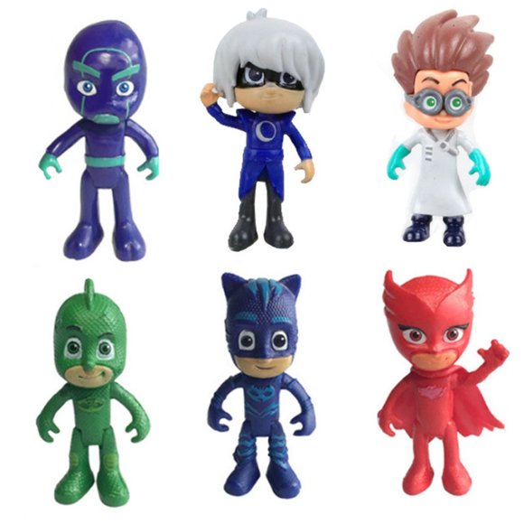 PJ Mask Action Figures 12 pcs - Cake Topper Birthday Cake Decorations - Picture 4 of 7